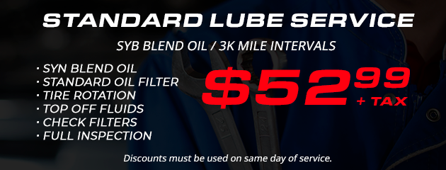 Standard Lube Service Special